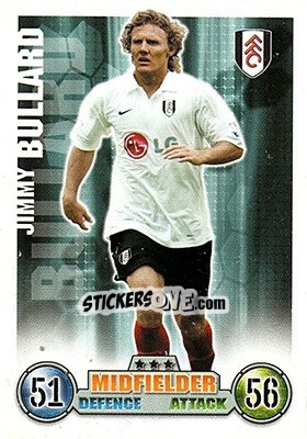 Sticker Jimmy Bullard - English Premier League 2007-2008. Match Attax - Topps