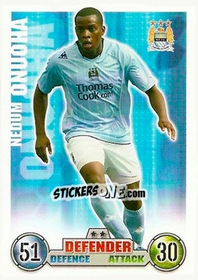 Sticker Nedum Onuoha - English Premier League 2007-2008. Match Attax - Topps