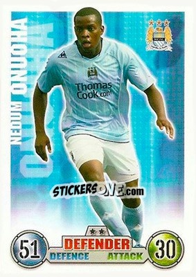 Cromo Nedum Onuoha - English Premier League 2007-2008. Match Attax n. 163 - Topps