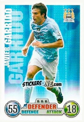 Figurina Javier Garrido - English Premier League 2007-2008. Match Attax - Topps