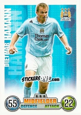 Cromo Dietmar Hamann - English Premier League 2007-2008. Match Attax - Topps