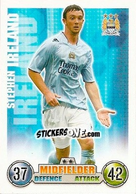 Sticker Stephen Ireland - English Premier League 2007-2008. Match Attax - Topps