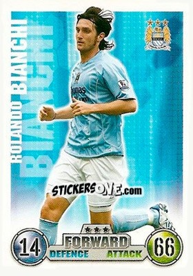 Figurina Rolando Bianchi - English Premier League 2007-2008. Match Attax - Topps