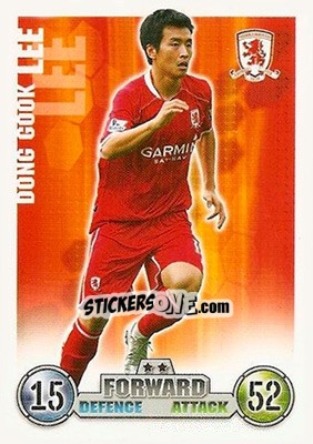 Sticker Dong Gook Lee - English Premier League 2007-2008. Match Attax - Topps