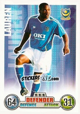 Sticker Lauren - English Premier League 2007-2008. Match Attax - Topps