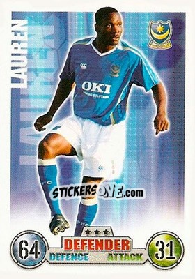 Cromo Lauren - English Premier League 2007-2008. Match Attax - Topps