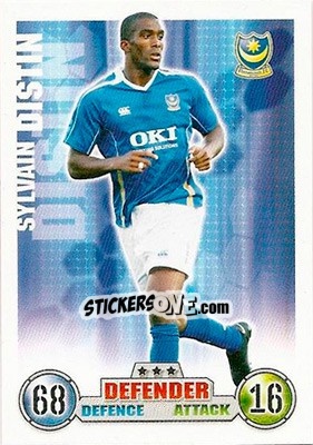 Sticker Sylvain Distin - English Premier League 2007-2008. Match Attax n. 230 - Topps