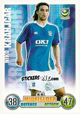 Sticker Niko Kranjcar - English Premier League 2007-2008. Match Attax n. 233 - Topps