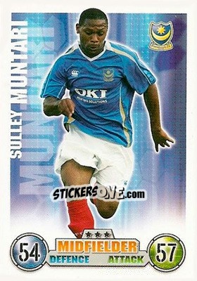 Figurina Sulley Muntari - English Premier League 2007-2008. Match Attax - Topps