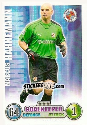 Sticker Marcus Hahnemann - English Premier League 2007-2008. Match Attax n. 241 - Topps