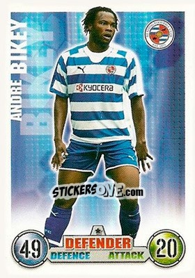Sticker Andre Bikey - English Premier League 2007-2008. Match Attax - Topps