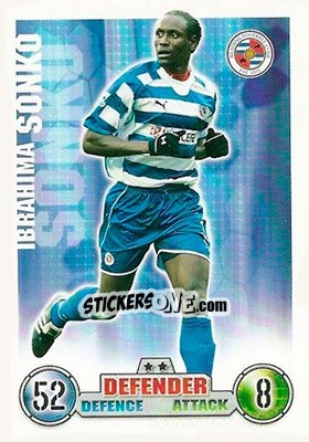 Sticker Ibrahima Sonko - English Premier League 2007-2008. Match Attax n. 244 - Topps