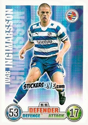 Sticker Ivar Ingimarsson - English Premier League 2007-2008. Match Attax n. 245 - Topps