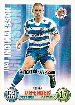 Sticker Ivar Ingimarsson - English Premier League 2007-2008. Match Attax - Topps