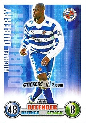 Sticker Michael Duberry - English Premier League 2007-2008. Match Attax - Topps