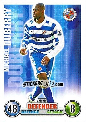 Sticker Michael Duberry - English Premier League 2007-2008. Match Attax n. 246 - Topps