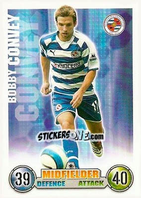 Cromo Bobby Convey - English Premier League 2007-2008. Match Attax - Topps