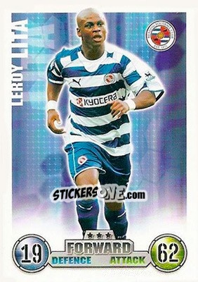 Sticker Leroy Lita - English Premier League 2007-2008. Match Attax n. 255 - Topps