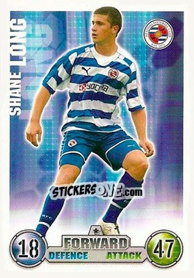 Sticker Shane Long - English Premier League 2007-2008. Match Attax n. 256 - Topps