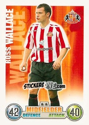 Cromo Ross Wallace - English Premier League 2007-2008. Match Attax n. 266 - Topps