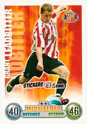 Sticker Grant Leadbitter - English Premier League 2007-2008. Match Attax n. 267 - Topps