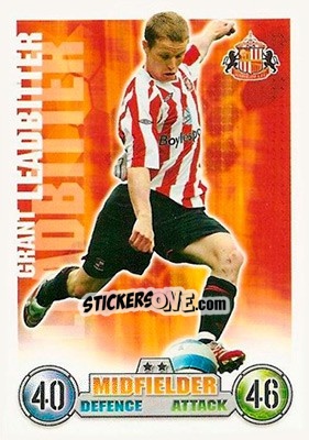 Figurina Grant Leadbitter - English Premier League 2007-2008. Match Attax - Topps