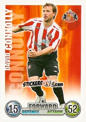 Cromo David Connolly - English Premier League 2007-2008. Match Attax - Topps