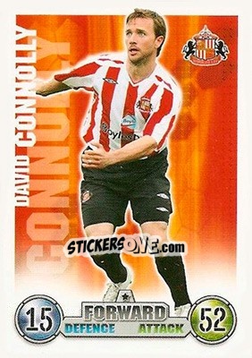 Sticker David Connolly - English Premier League 2007-2008. Match Attax n. 271 - Topps
