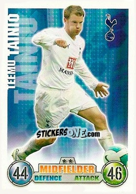 Cromo Teemu Tainio - English Premier League 2007-2008. Match Attax n. 284 - Topps