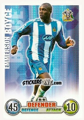 Sticker Emmerson Boyce - English Premier League 2007-2008. Match Attax - Topps