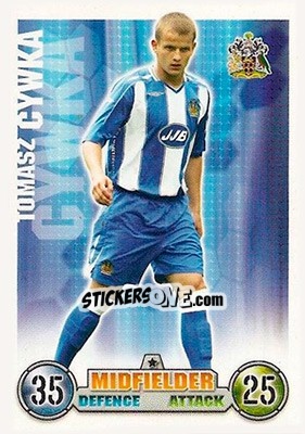 Sticker Tomasz Cywka - English Premier League 2007-2008. Match Attax n. 311 - Topps