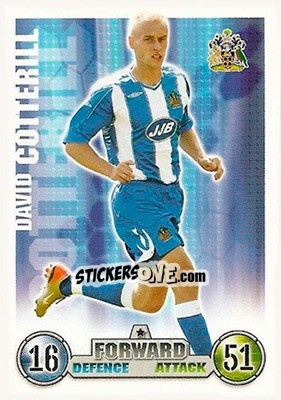 Sticker David Cotterill - English Premier League 2007-2008. Match Attax n. 319 - Topps