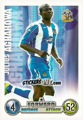 Sticker Julius Aghahowa - English Premier League 2007-2008. Match Attax n. 320 - Topps