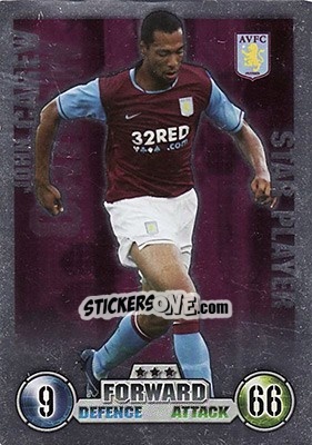 Figurina John Carew - English Premier League 2007-2008. Match Attax - Topps