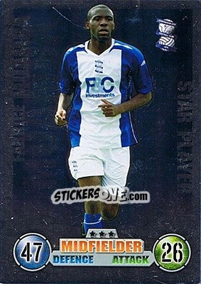 Sticker Fabrice Muamba - English Premier League 2007-2008. Match Attax n. 325 - Topps