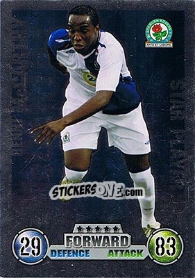 Sticker Benni McCarthy - English Premier League 2007-2008. Match Attax - Topps