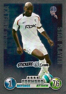 Sticker Nicolas Anelka - English Premier League 2007-2008. Match Attax - Topps