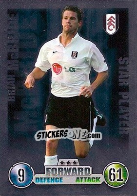 Cromo Brian McBride - English Premier League 2007-2008. Match Attax - Topps