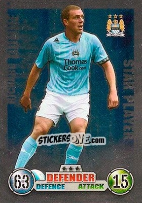 Sticker Richard Dunne - English Premier League 2007-2008. Match Attax n. 342 - Topps