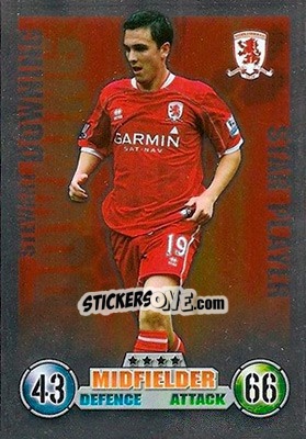 Sticker Stewart Downing - English Premier League 2007-2008. Match Attax n. 346 - Topps