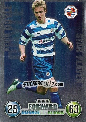 Sticker Kevin Doyle - English Premier League 2007-2008. Match Attax n. 352 - Topps