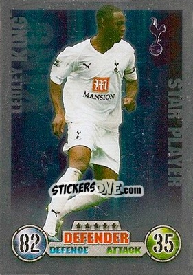 Sticker Ledley King - English Premier League 2007-2008. Match Attax - Topps