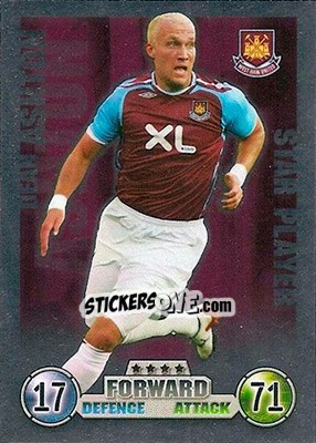 Figurina Dean Ashton - English Premier League 2007-2008. Match Attax n. 358 - Topps