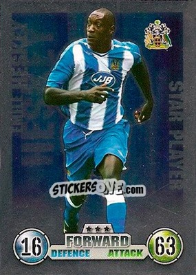 Cromo Emile Heskey - English Premier League 2007-2008. Match Attax - Topps