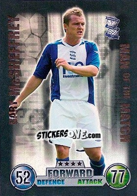 Sticker Gary Mcsheffrey - English Premier League 2007-2008. Match Attax n. 369 - Topps