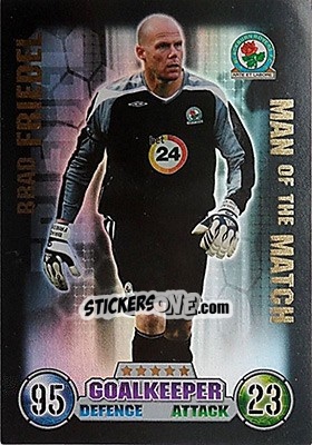 Sticker Brad Friedel - English Premier League 2007-2008. Match Attax n. 370 - Topps