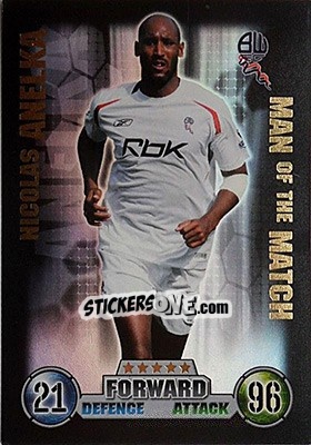 Figurina Nicolas Anelka - English Premier League 2007-2008. Match Attax - Topps