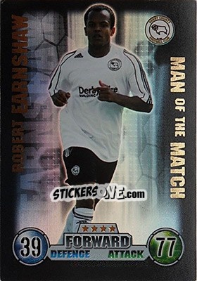 Sticker Robert Earnshaw - English Premier League 2007-2008. Match Attax n. 381 - Topps