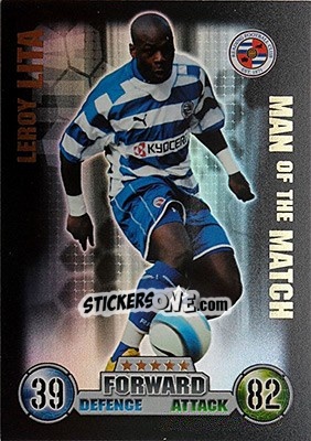 Sticker Leroy Lita - English Premier League 2007-2008. Match Attax - Topps