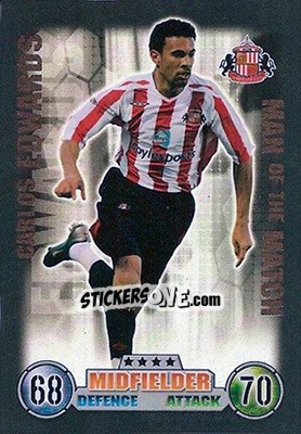 Sticker Carlos Edwards - English Premier League 2007-2008. Match Attax n. 409 - Topps